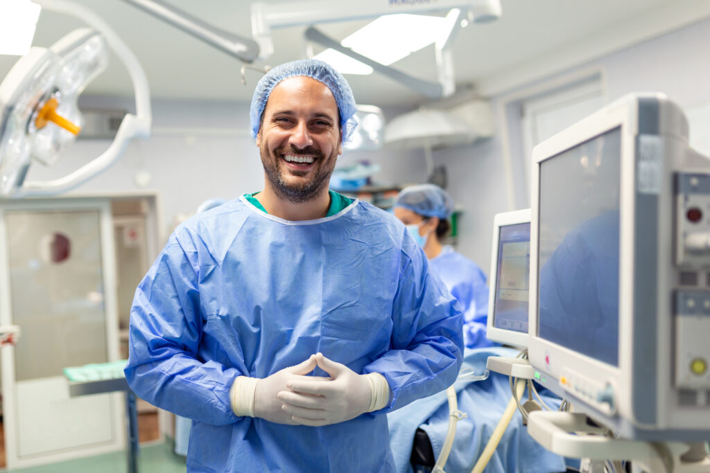 smiling surgeon