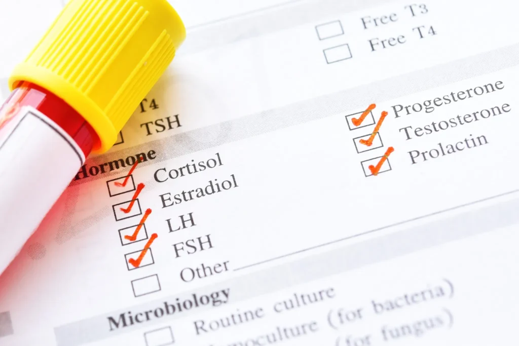 hormones blood test